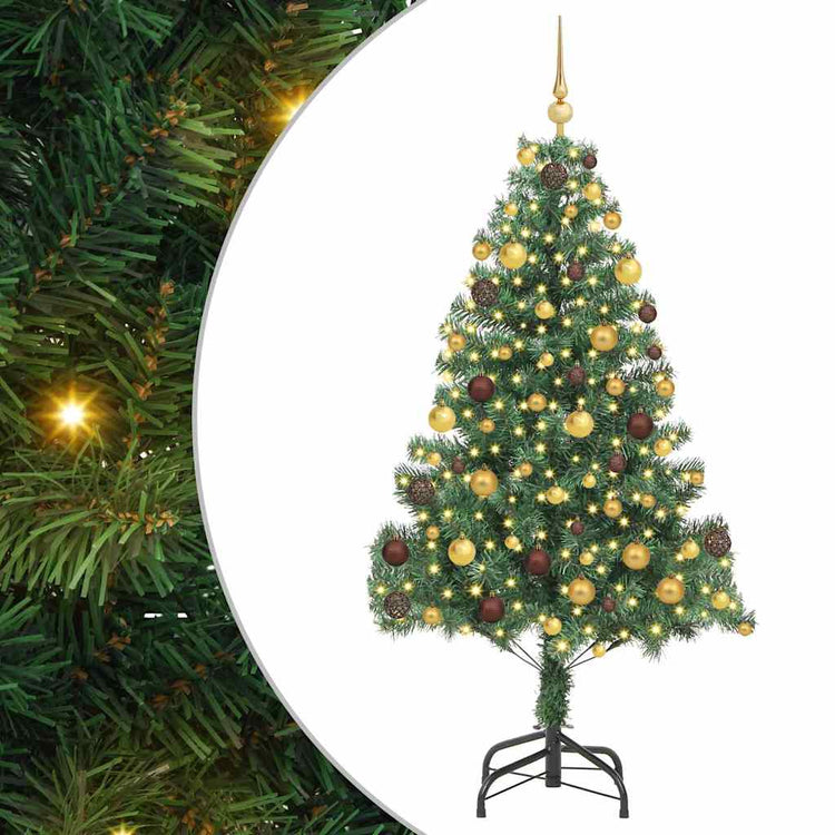Vidaxx Sapin de Noël avec 300 LED avec PVC vert standard 180 cm