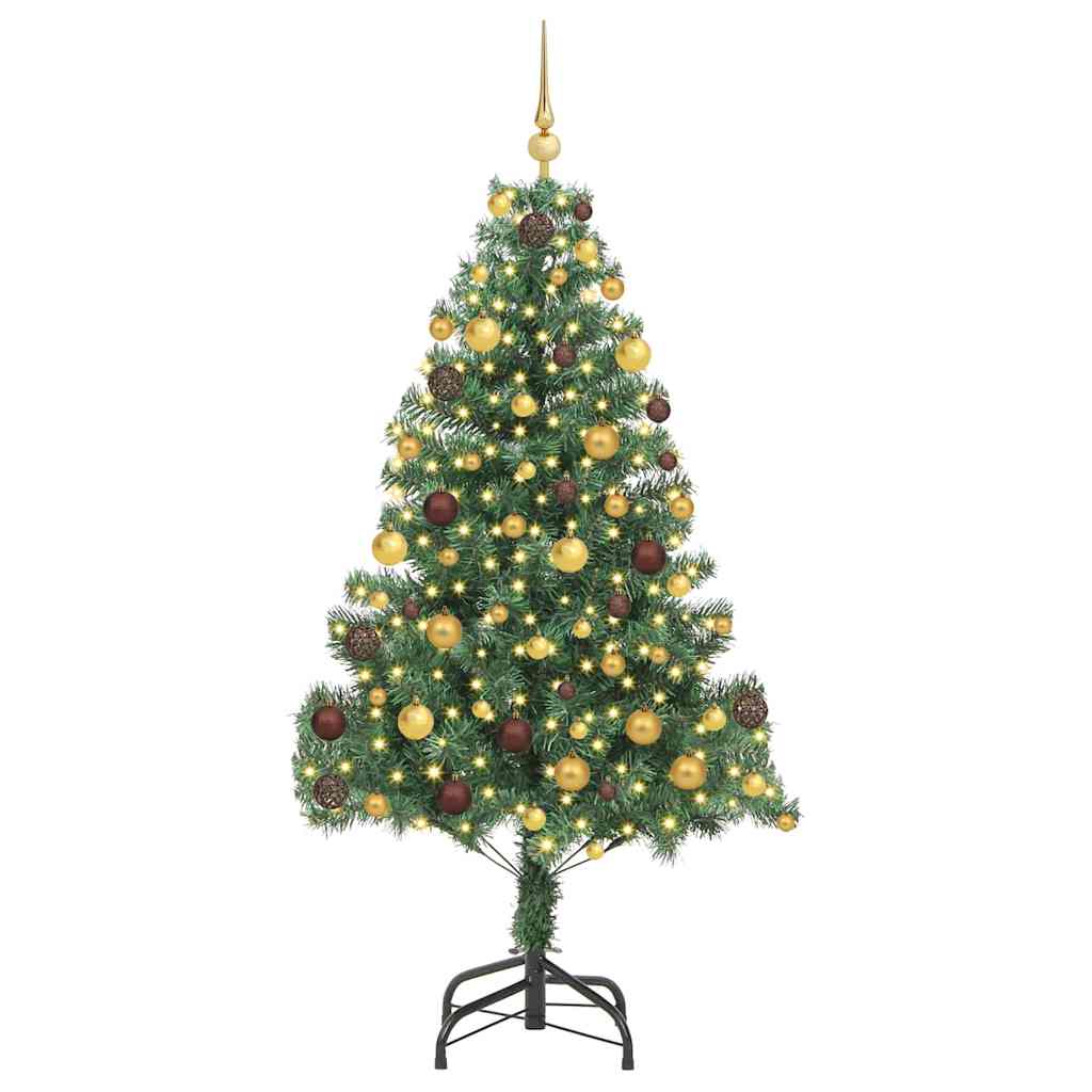 Vidaxx Sapin de Noël avec 300 LED avec PVC vert standard 180 cm