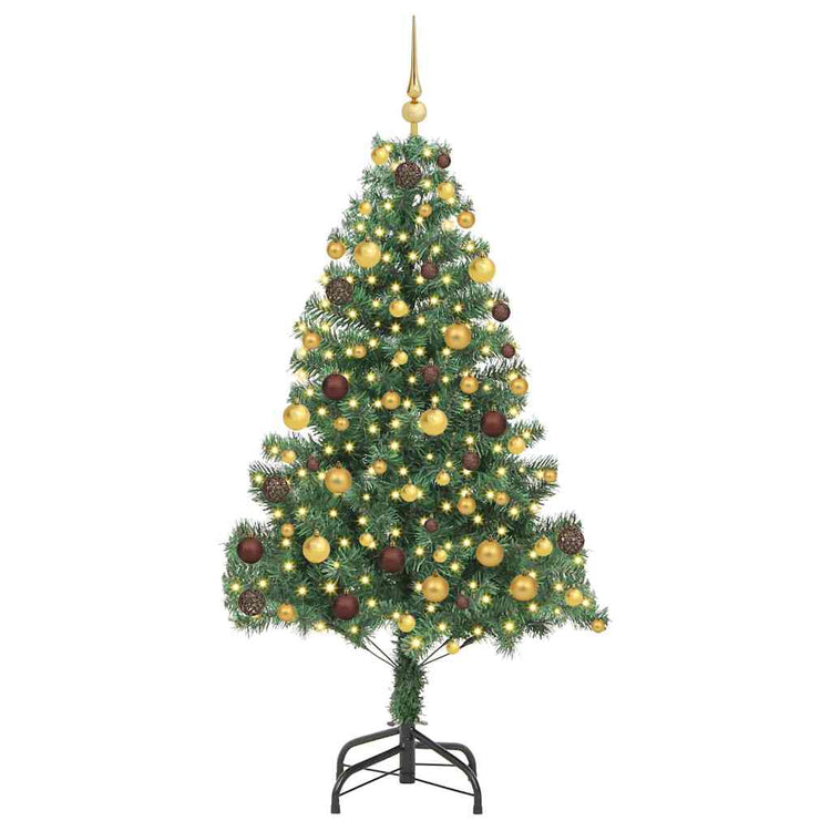 Vidaxx Sapin de Noël avec 300 LED avec PVC vert standard 180 cm