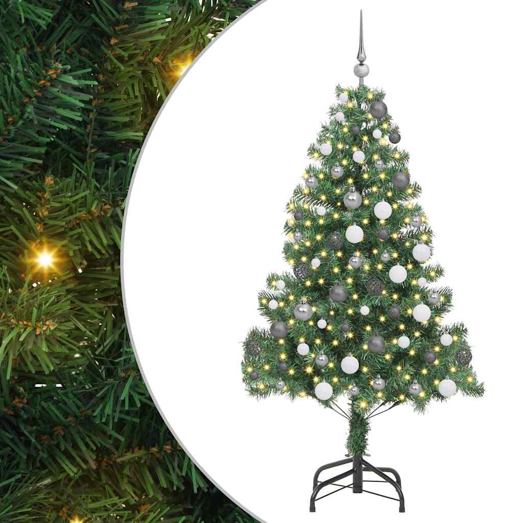 Vidaxx Sapin de Noël avec 300 LED avec PVC vert standard 180 cm