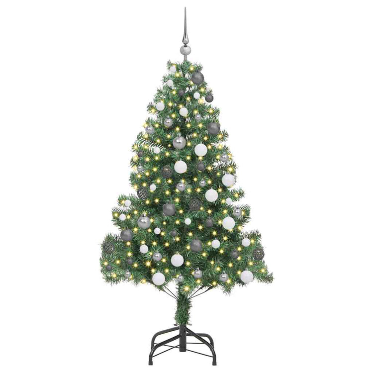 Vidaxx Sapin de Noël avec 300 LED avec PVC vert standard 180 cm