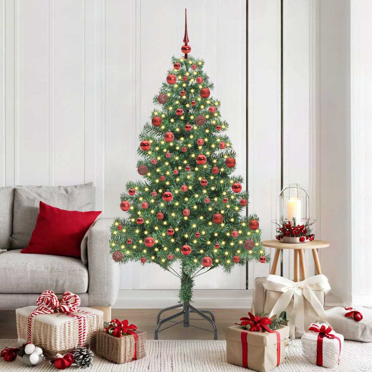 Vidaxx Sapin de Noël avec 300 LED avec PVC vert standard 180 cm