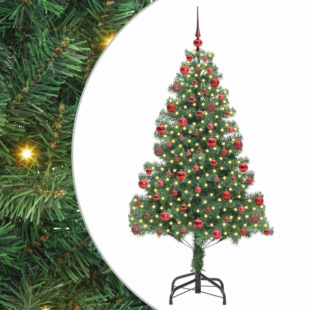 Vidaxx Sapin de Noël avec 300 LED avec PVC vert standard 180 cm