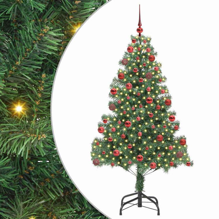 Vidaxx Sapin de Noël avec 300 LED avec PVC vert standard 180 cm
