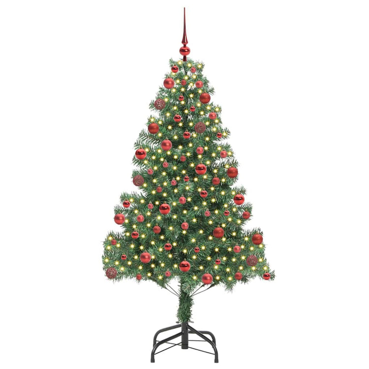 Vidaxx Sapin de Noël avec 300 LED avec PVC vert standard 180 cm