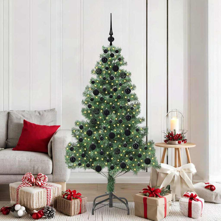 Vidaxx Sapin de Noël avec 300 LED avec PVC vert standard 180 cm