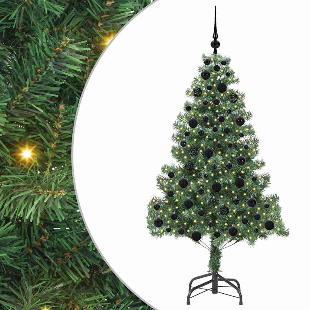 Vidaxx Sapin de Noël avec 300 LED avec PVC vert standard 180 cm