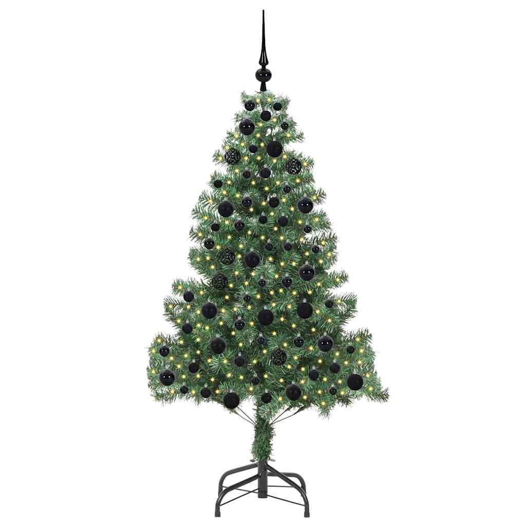 Vidaxx Sapin de Noël avec 300 LED avec PVC vert standard 180 cm