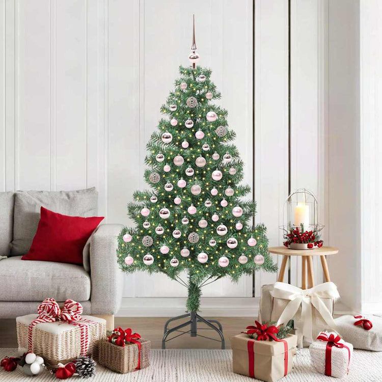 Vidaxx Sapin de Noël avec 300 LED avec PVC vert standard 180 cm