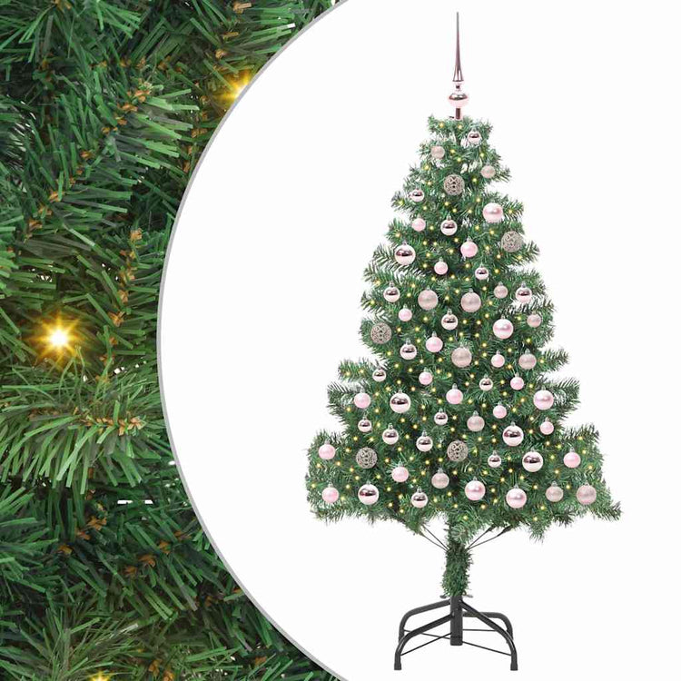 Vidaxx Sapin de Noël avec 300 LED avec PVC vert standard 180 cm