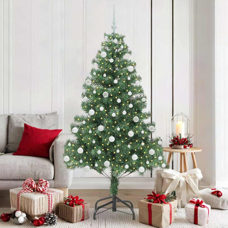 Vidaxx Sapin de Noël avec 300 LED avec PVC vert standard 180 cm