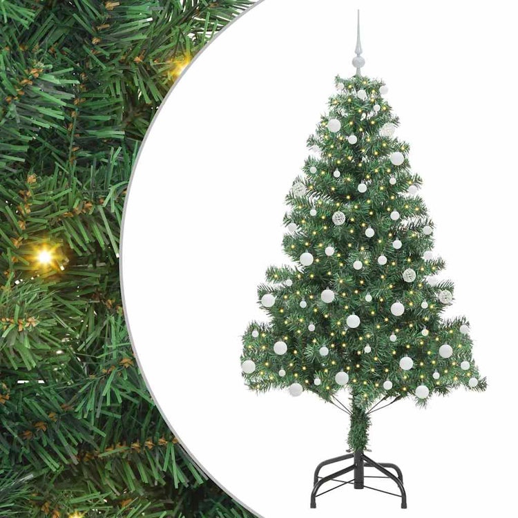 Vidaxx Sapin de Noël avec 300 LED avec PVC vert standard 180 cm