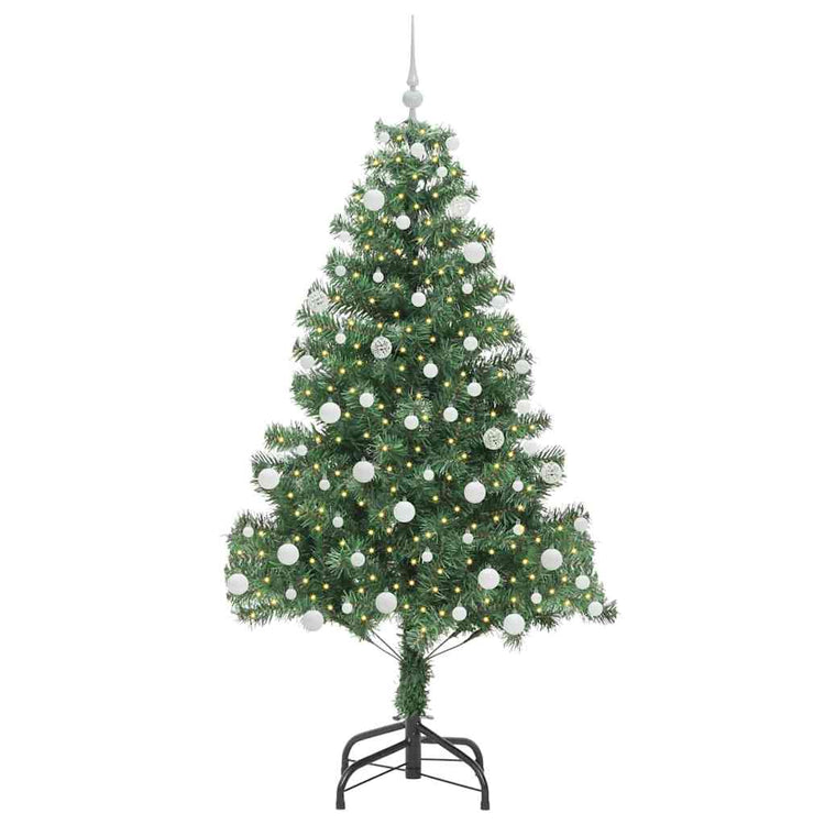 Vidaxx Sapin de Noël avec 300 LED avec PVC vert standard 180 cm