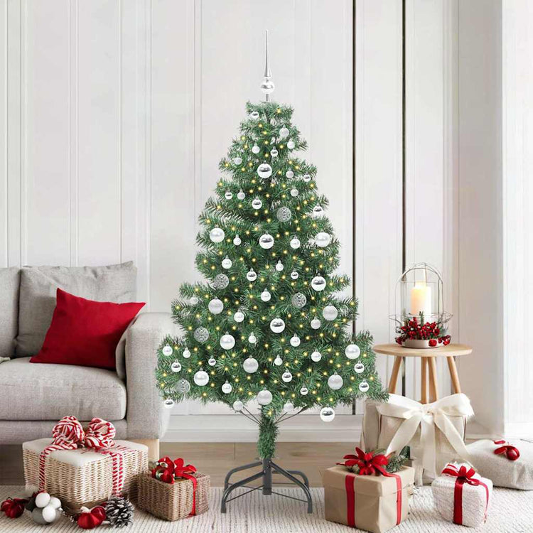 Vidaxx Sapin de Noël avec 300 LED avec PVC vert standard 180 cm