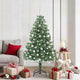 Vidaxx Sapin de Noël avec 300 LED avec PVC vert standard 180 cm
