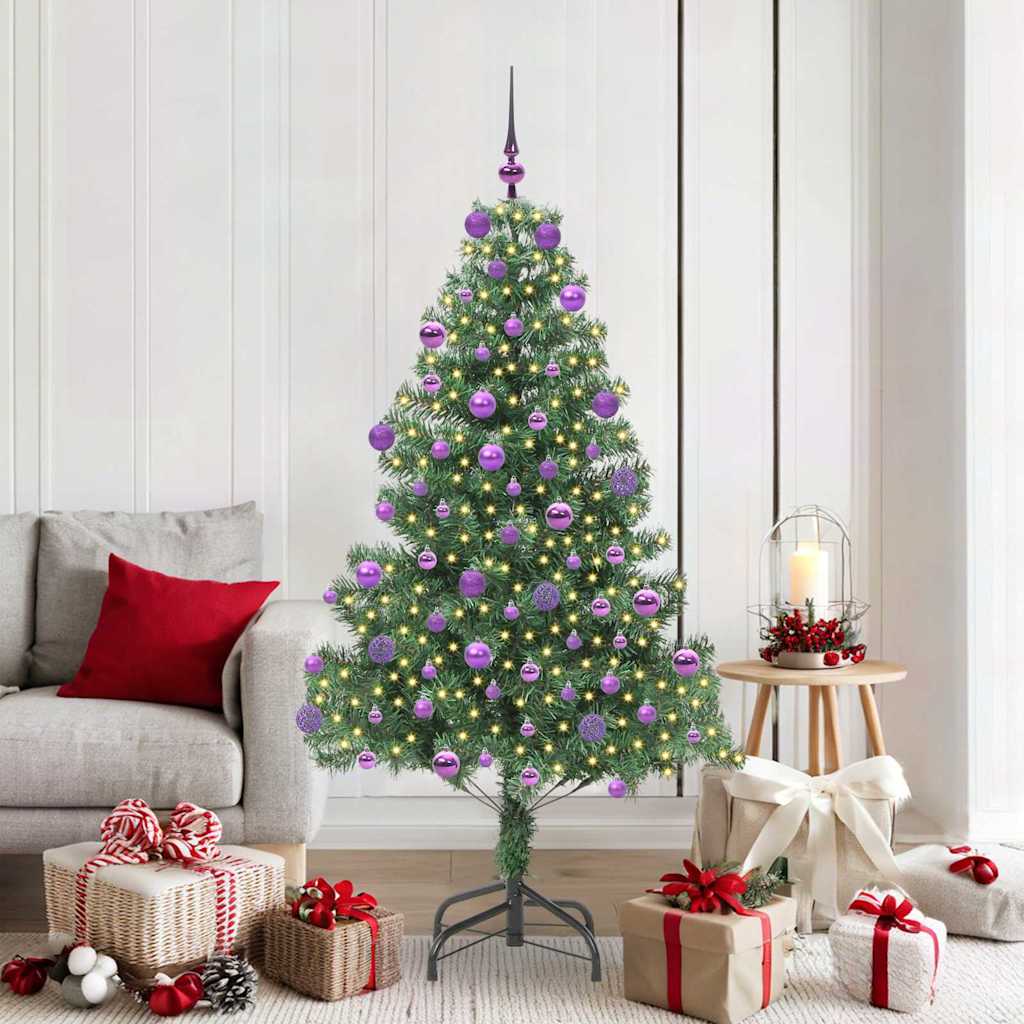 Vidaxx Sapin de Noël avec 300 LED avec PVC vert standard 180 cm