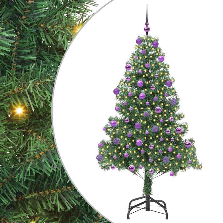 Vidaxx Sapin de Noël avec 300 LED avec PVC vert standard 180 cm