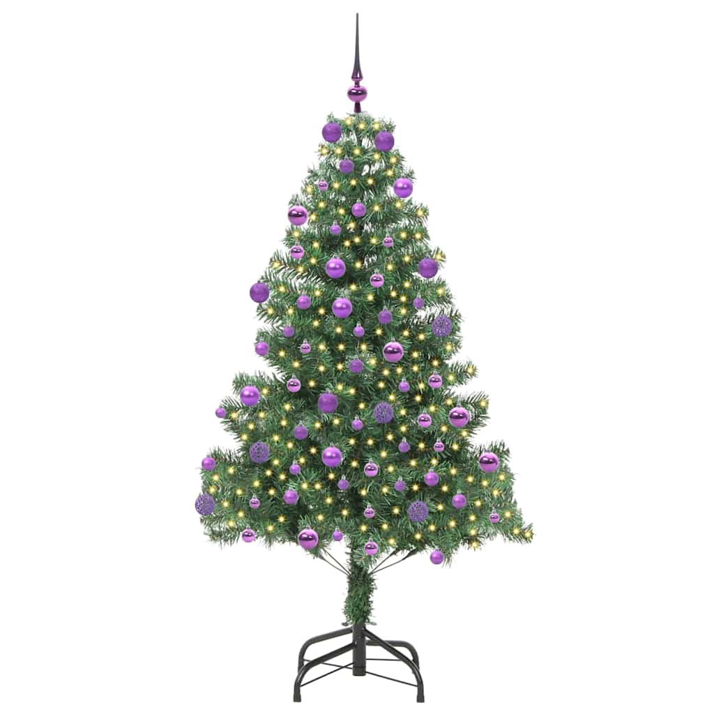 Vidaxx Sapin de Noël avec 300 LED avec PVC vert standard 180 cm