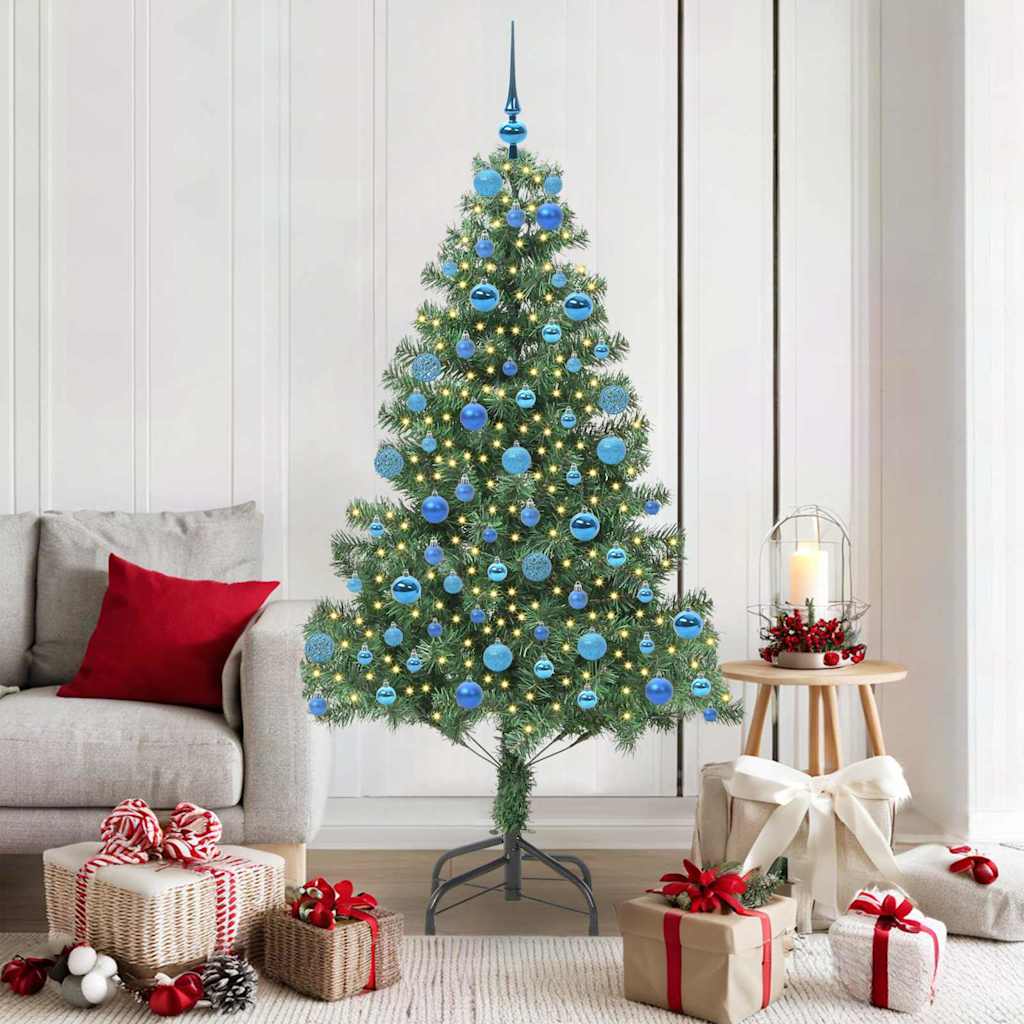 Vidaxx Sapin de Noël avec 300 LED avec PVC vert standard 180 cm