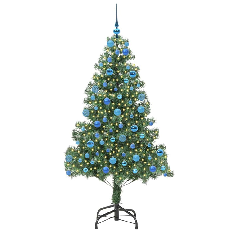 Vidaxx Sapin de Noël avec 300 LED avec PVC vert standard 180 cm