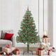 VidaXL Sapin de Noël avec 300 LED avec PVC vert standard 210 cm