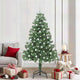 VidaXL Sapin de Noël avec 300 LED avec PVC vert standard 210 cm