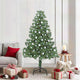 VidaXL Sapin de Noël avec 300 LED avec PVC vert standard 210 cm