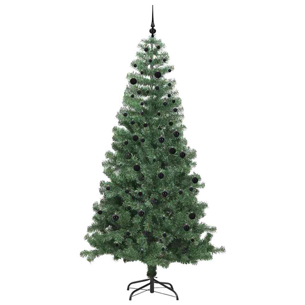 VidaXL Sapin de Noël avec 300 LED avec PVC vert standard 240 cm