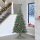 VidaXL Sapin de Noël avec 300 LED avec PVC vert standard 240 cm