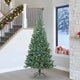 VidaXL Sapin de Noël avec 300 LED avec PVC vert standard 240 cm