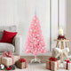 VidaXL Sapin de Noël avec 150 LED avec PVC rose standard 120 cm