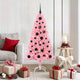 VidaXL Sapin de Noël avec 150 LED avec PVC rose standard 150 cm