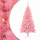 VidaXL Sapin de Noël avec 150 LED avec PVC rose standard 150 cm