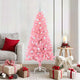 VidaXL Sapin de Noël avec 150 LED avec PVC rose standard 150 cm