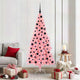 VidaXL Sapin de Noël avec 300 LED avec PVC rose standard 180 cm