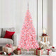VidaXL Sapin de Noël avec 300 LED avec PVC rose standard 180 cm