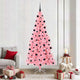 VidaXL Sapin de Noël avec 300 LED avec PVC rose standard 210 cm