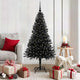 Vidaxx Sapin de Noël avec 150 LED avec PVC noir standard 150 cm