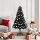 Vidaxx Sapin de Noël avec 150 LED avec PVC noir standard 150 cm