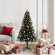 Vidaxx Sapin de Noël avec 150 LED avec PVC noir standard 150 cm