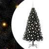 VidaXL Sapin de Noël avec 300 LED avec PVC noir standard 180 cm