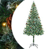Vidaxx sapin de Noël artificiel avec 300 LED vert 180 cm PVC et acier