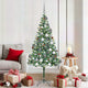 Vidaxx sapin de Noël artificiel avec 300 LED vert 180 cm PVC et acier
