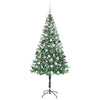 Vidaxx sapin de Noël artificiel avec 300 LED vert 180 cm PVC et acier