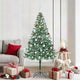 Vidaxx sapin de Noël artificiel avec 300 LED vert 180 cm PVC et acier