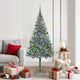 Vidaxx sapin de Noël artificiel avec 300 LED vert 180 cm PVC et acier