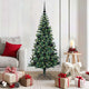 Vidaxx sapin de Noël artificiel illuminé vert 150 cm PVC et métal