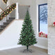 Vidaxx sapin de Noël artificiel illuminé vert 240 cm PVC et métal