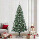 Vidaxx sapin de Noël artificiel illuminé vert 240 cm PVC et métal