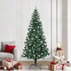 Vidaxx sapin de Noël artificiel illuminé vert 240 cm PVC et métal